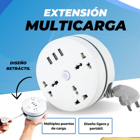 Extensión Multicarg Enrollable